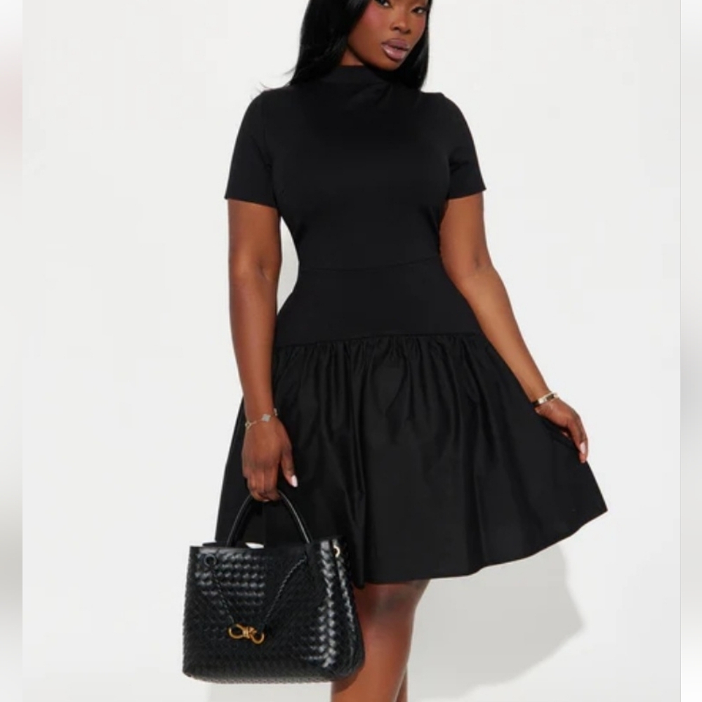Fashion Nova Classic Black Mini Dress